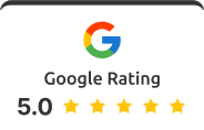 Five star Google Rating badge