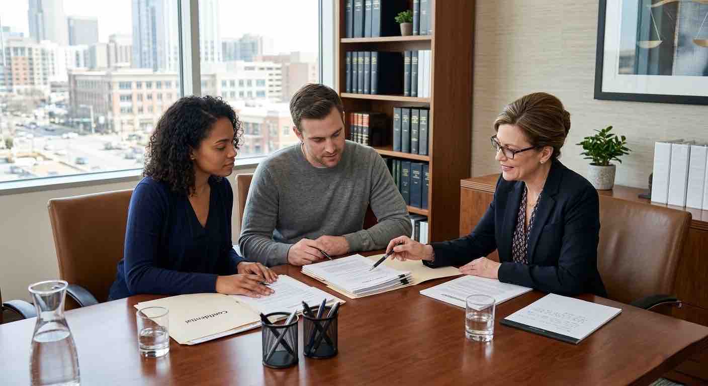 Estate planning attorney in Castle Rock meeting with high net-worth clients