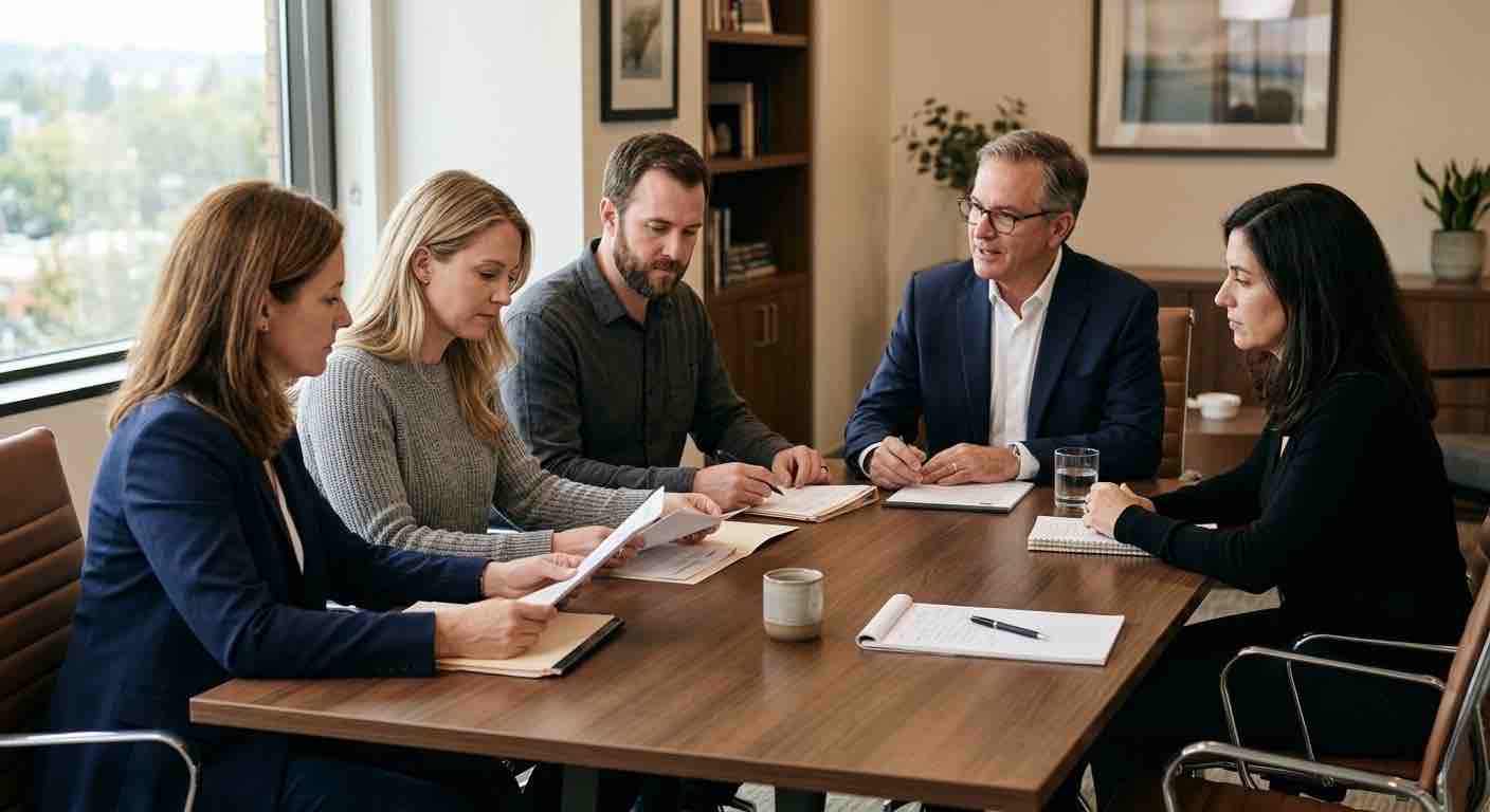 Professional trustee Colorado Springs consultation with a family discussing trust planning